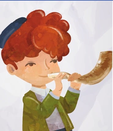 Children's Program shofar artwork